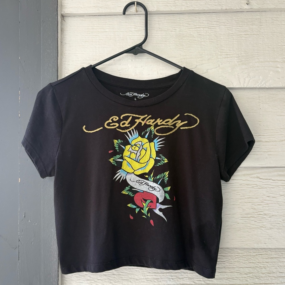 Ed Hardy Crop Tee